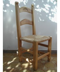 Sedia testa spagnola tondeggiata