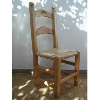 Sedia testa spagnola tondeggiata