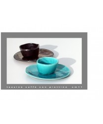 Tazzina da caffe con piattino